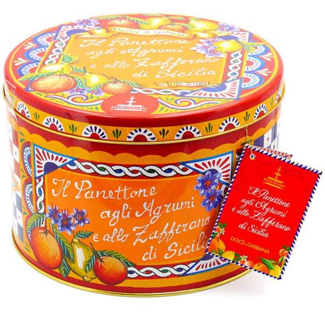 panettone boite dolce gabbana|dolce and gabbana panettone tin.